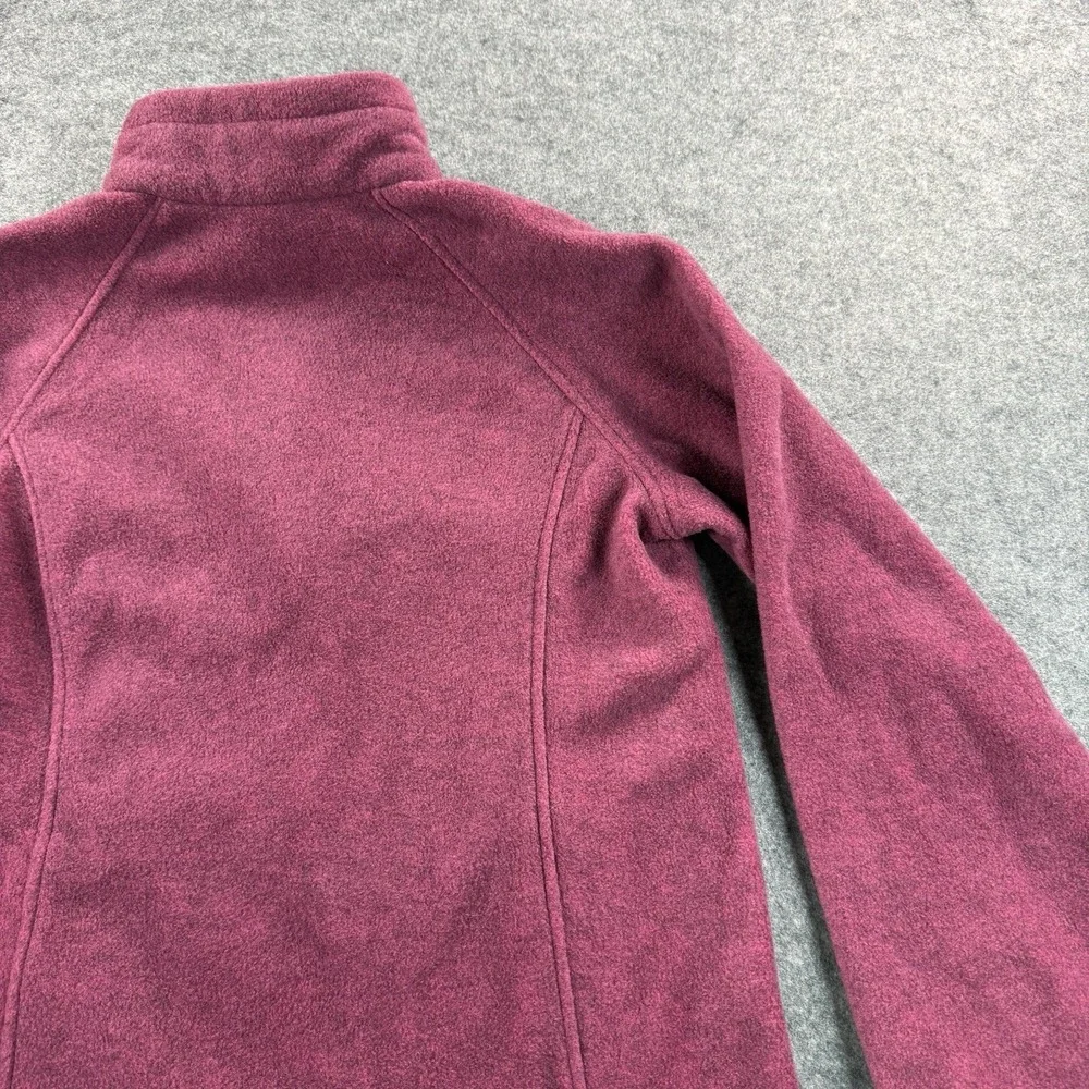 Columbia Full Zip Jacket Coat Girls‎ Youth Large Fuchsia Pink Fleece Comfort